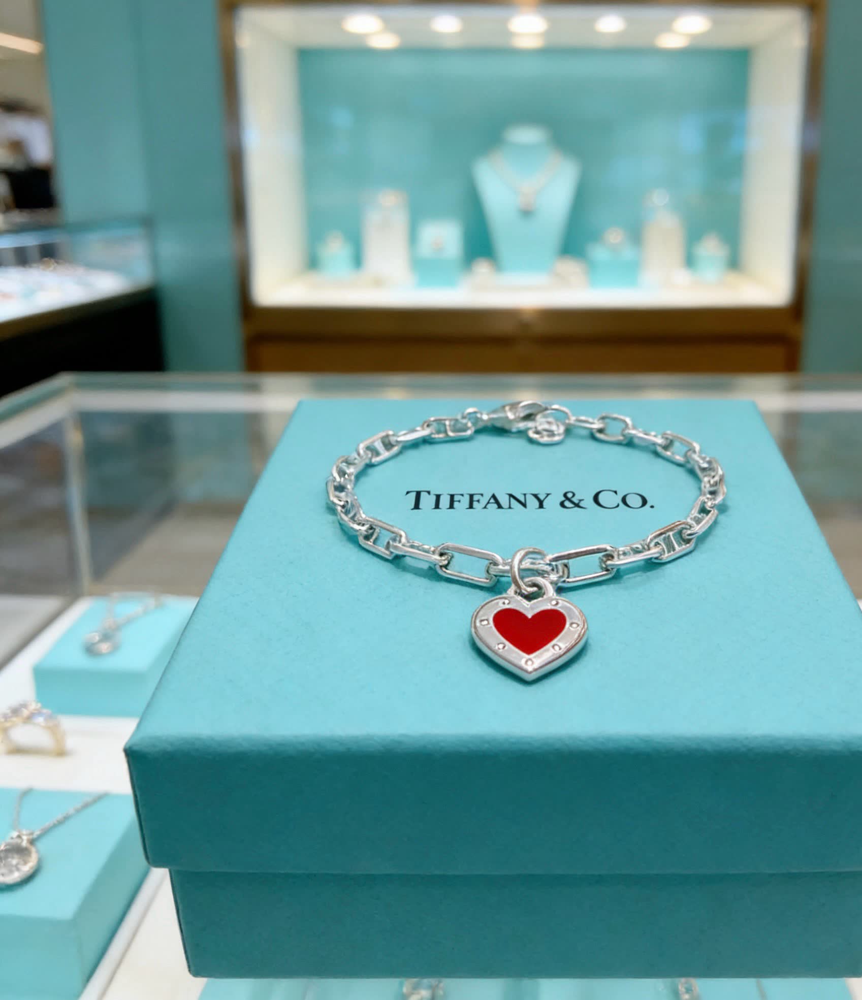 Tiffany & Co. Heart Charm Bracelet